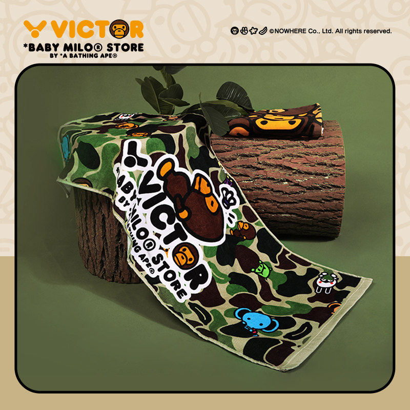 威克多VICTOR胜利羽毛球运动毛巾小猴BABY MILO纯棉吸汗巾TW512BM,运动/瑜伽/健身/球迷用品,运动毛巾,淘宝优惠券,粉丝福利购,淘宝优惠卷