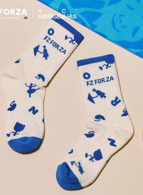 FZFORZA正品羽毛球袜安徒生博物馆联名系列 FZ_SK505HCA运动袜