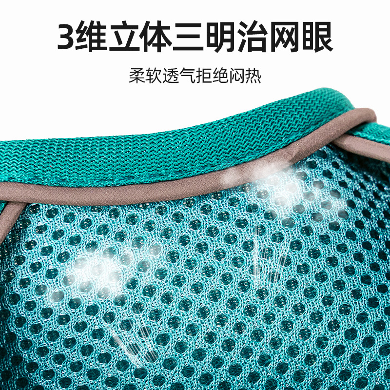 猫咪牵引绳背心式防挣脱外出遛猫绳宠物背带链子可调节遛猫