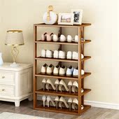 鞋 柜 架小窄门口多层家用简易小户型宿舍省空间防尘经济型楠竹鞋