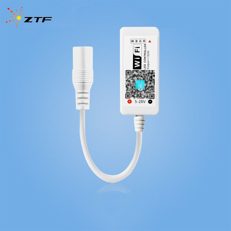 WIFI RGBW控制器智能手机APP触摸音乐七彩LED灯控制器单色控制器