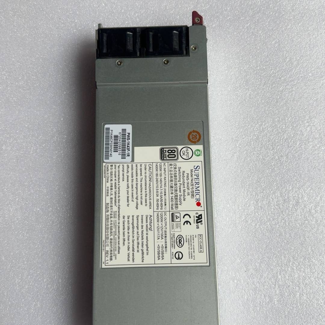 超微PWS-1K43F-1R  1400W 服务议价 也可为维修!!