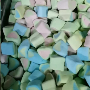 冻干棉花糖网红糖果创意酥脆解馋休闲小零食浓郁美味糖块喜糖批发