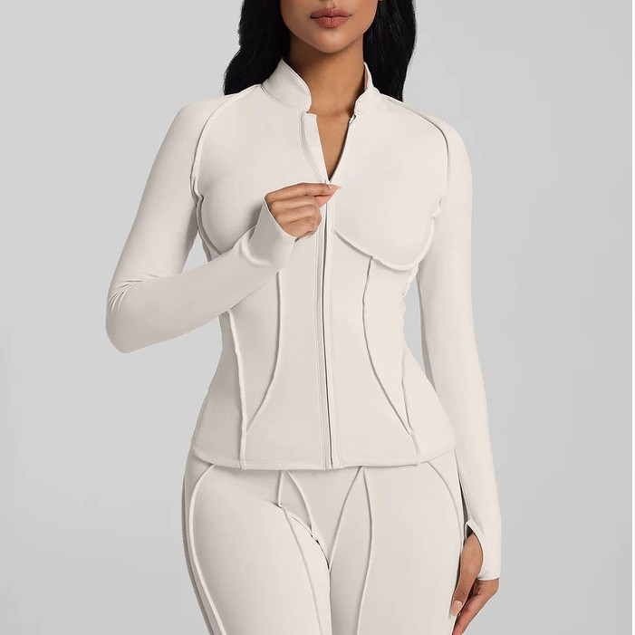 BetterMe同款瑜伽外套女长袖拉链