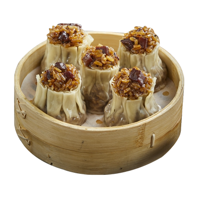 万正食品三丁糯米烧卖猪肉笋丁香菇胡椒咸蛋黄速冻半成品早餐烧麦