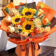 向日葵玫瑰混搭毕业节中考花束鲜花同城速递北京上海杭州生日配送
