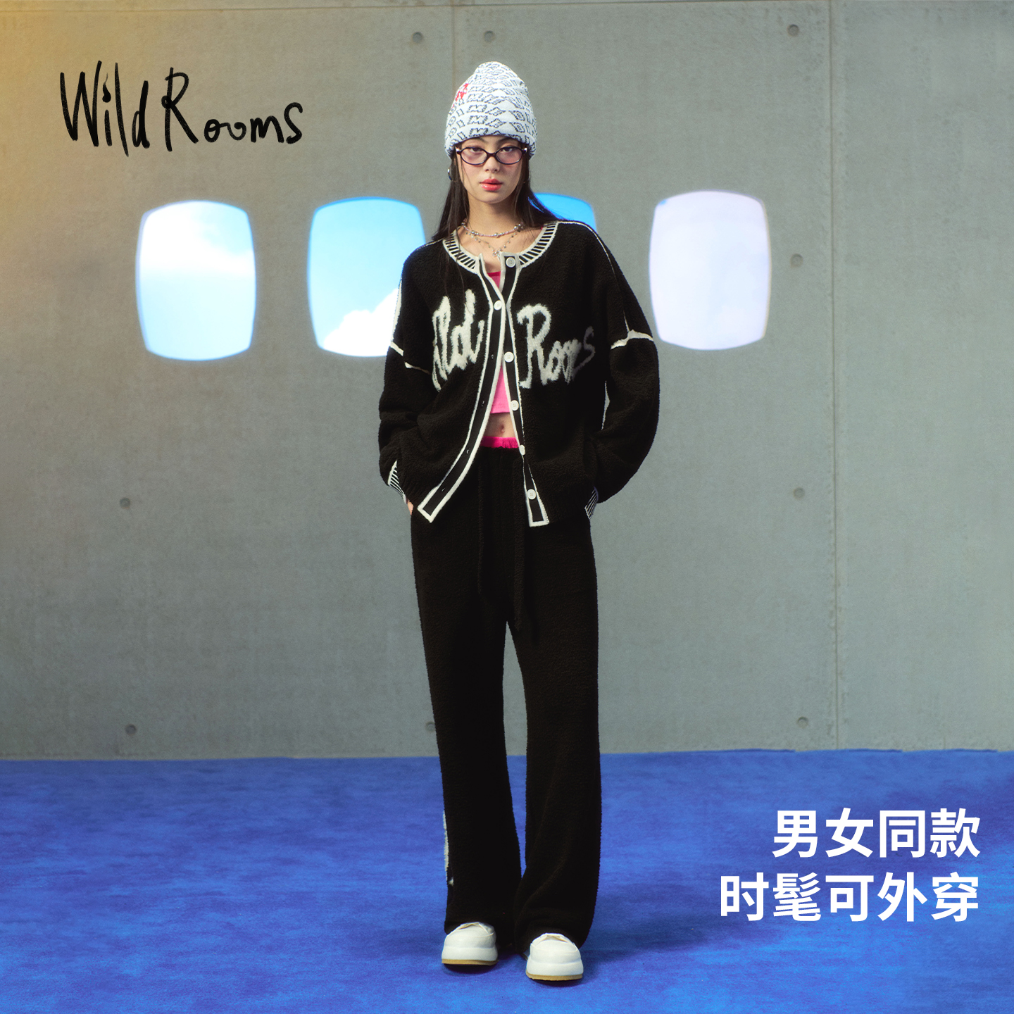 WildRooms可外穿开衫睡衣女