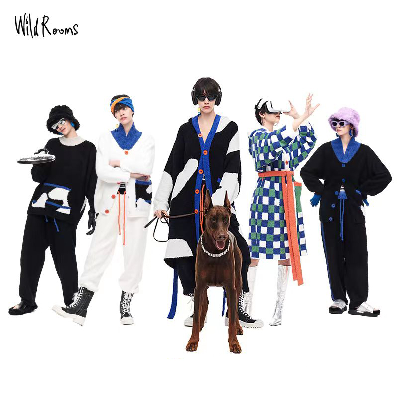 WildRooms秋冬软软牧场系列潮流睡袍套装家居服