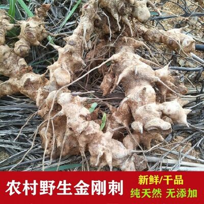 广西野生新鲜金刚藤金刚刺金刚刺煲汤泡酒金刚藤根纯天然切片晒干