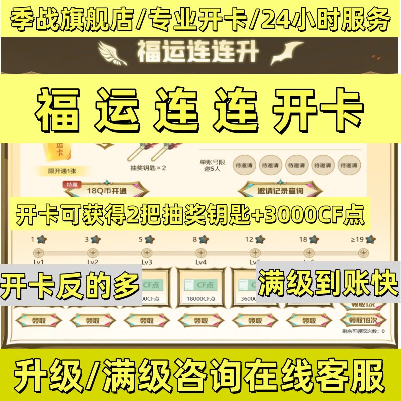 CF穿越火线炽阳燃世圣耀传说开卡邀请好友助力幸运星点券炽阳福运图片