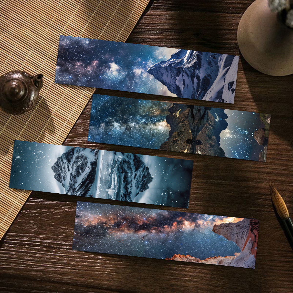 30张流浪星辰星辰书签太空宇宙装饰阅读书页书籍标注学生用纸质卡片