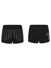 Artbytastybabe American Style Hot Girl Low-Waist Slim Fit Stretch Shorts Studded Cross Shorts
