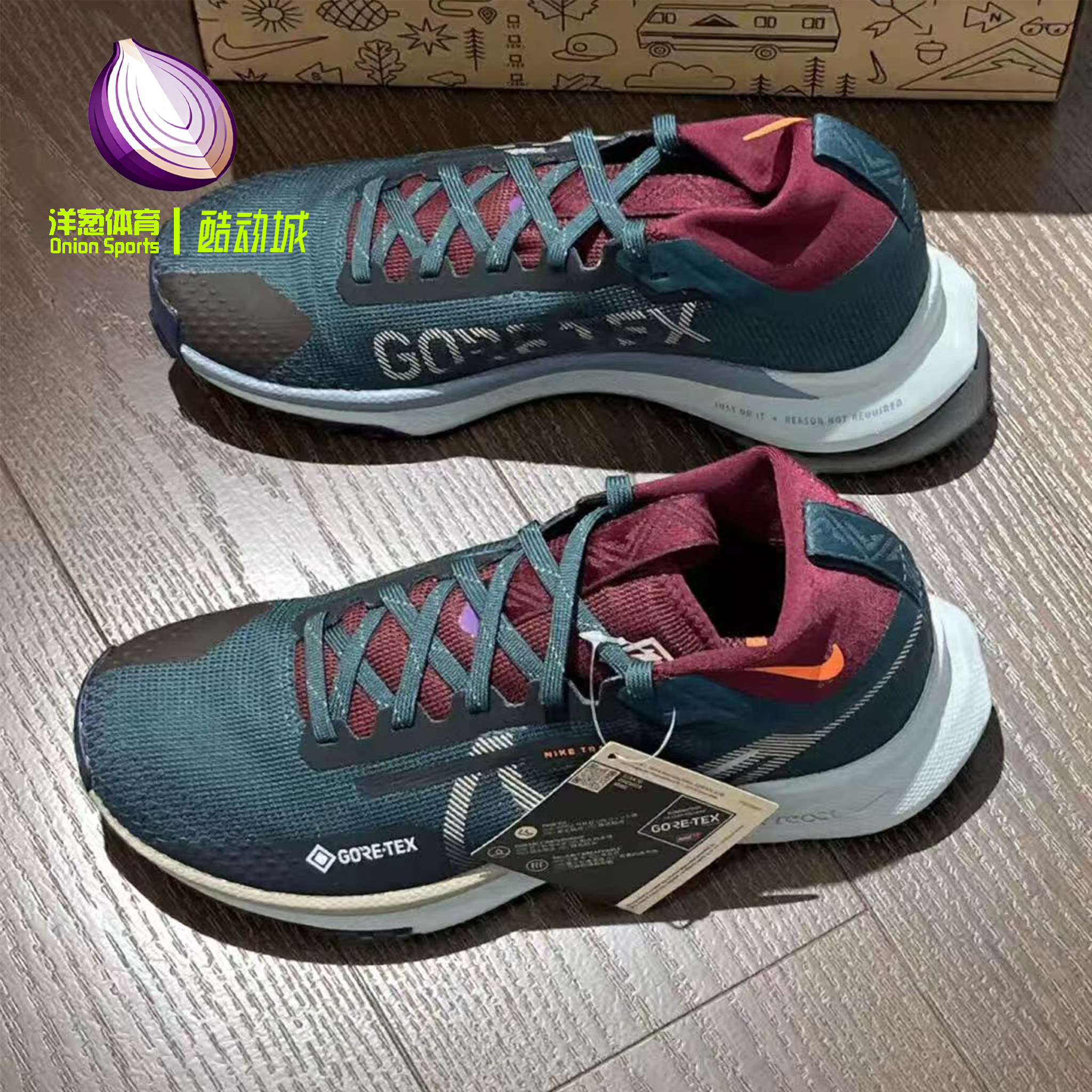 Nike耐克Pegasus Trail 4 React GTX V2防水越野跑步鞋HM9728-300