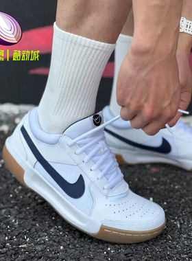 Nike Court Lite 3 Zoom白蓝色耐克减震透气网球鞋男子DV3258-102