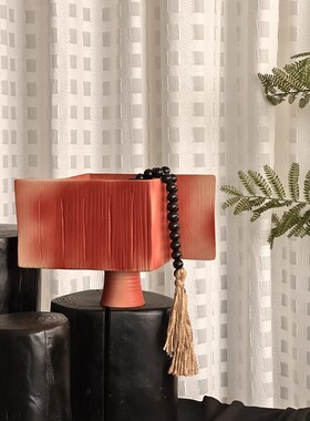 日式侘寂风wabisabi 玉椿烧 中古风酒店民宿抽象艺术桌面艺术摆件