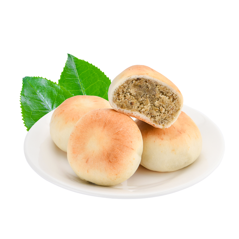 【2盒仅9.9】冰皮绿豆红豆饼传统手工休闲代餐充饥零食小吃整箱