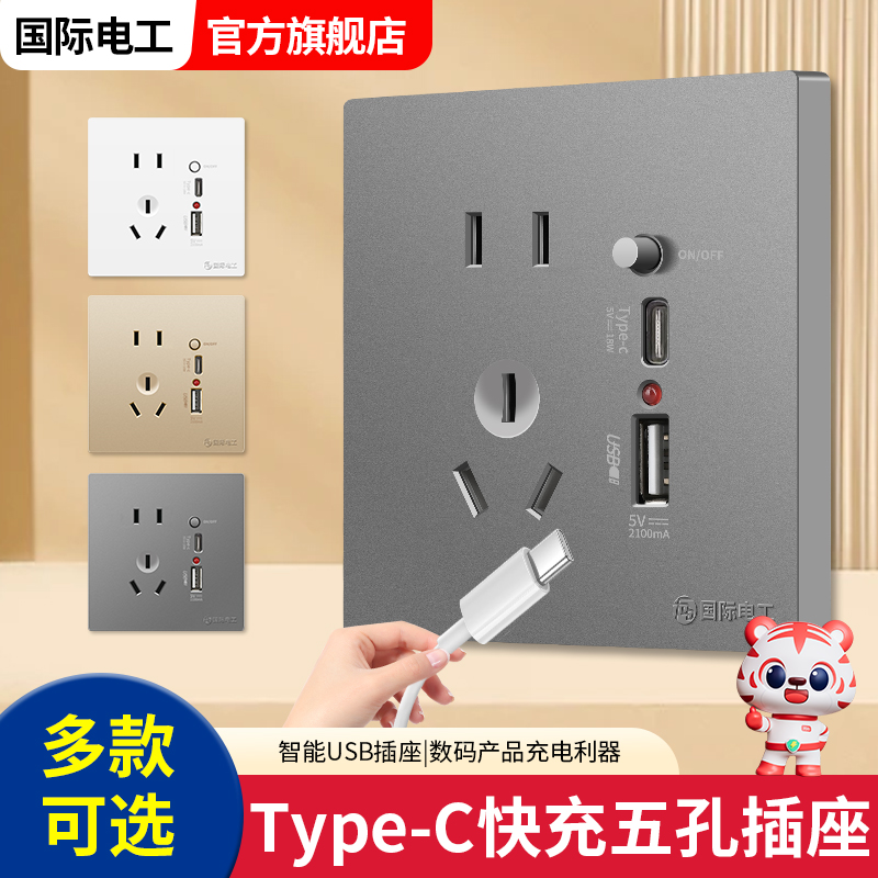 国际电工86型开关插座