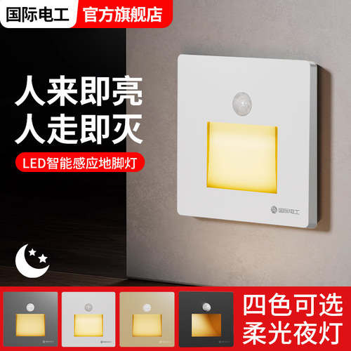 86型智能人体感应地脚灯