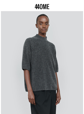 440ME女装 新品【savi同款】羊驼毛混纺针织衫中袖毛衣FDFW0309K