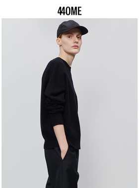 440ME女装 黑色挺阔缝线时尚休闲运动遮阳棒球帽鸭舌帽FCFW1401W