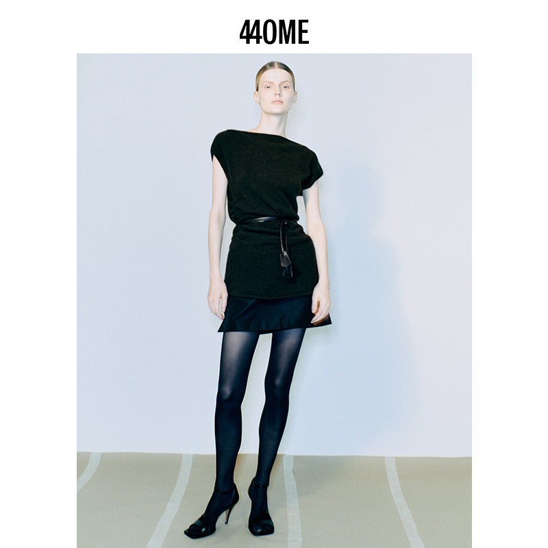 440ME牦牛绒设计感优雅修身毛衣