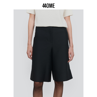 25秋季 百慕大短裤 新品 式 FDFW0802W 羊毛混纺阔腿通勤西装 440ME女装