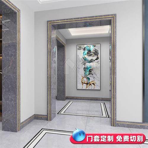 人造大理石阳台垭口门套包边门框镶铝合金石材线条窗套窗台板岗石