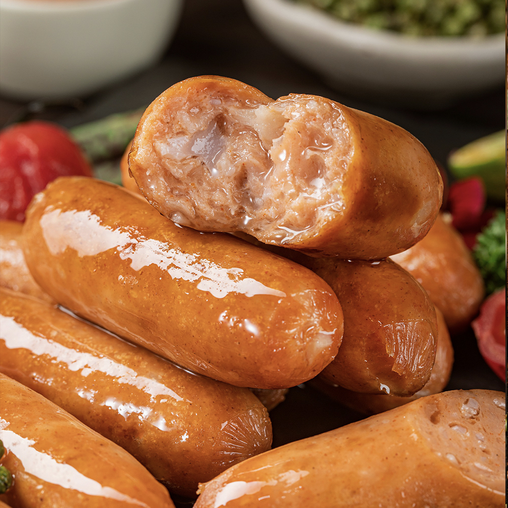 火山石烤肠爆汁追肉记