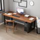 桌家用书桌卧室双人电竞桌现代简约办公桌长 t%松木实木电脑桌台式
