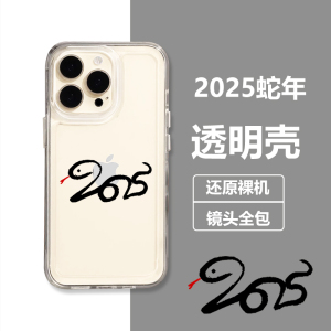 2025手机壳vivo蛇年oppo新年x100生肖s19透明Reno10pro本命年IQOO11创意一加12小众neo9简约8se过年7适用6/5+