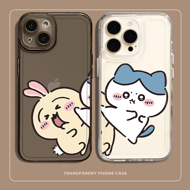chiikawa手机壳苹果16情侣iPhone15乌萨奇14promax小八13mini吉伊卡哇12小众11一对8plus高级感se4适用xs/ip7