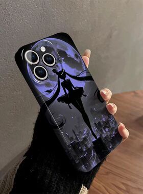 vivo暗黑美少女战士手机壳OPPO周边漫画iQOO13二次元neo10日系s20s19黑色11黑夜Reno12Pro适用x200女9动漫8+7