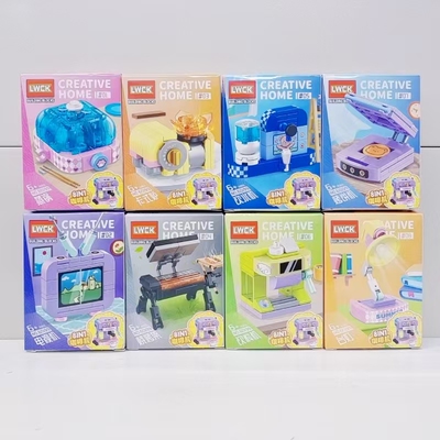 乐玩创客60199创意家电家居系列拼装积木儿童益智DIY玩具摆件礼物