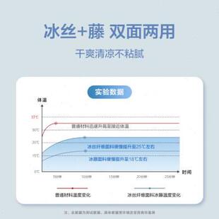 夏季 冰丝坐垫冰垫屁股透气凉垫椅子垫凉席垫子办公室久坐椅垫夏天