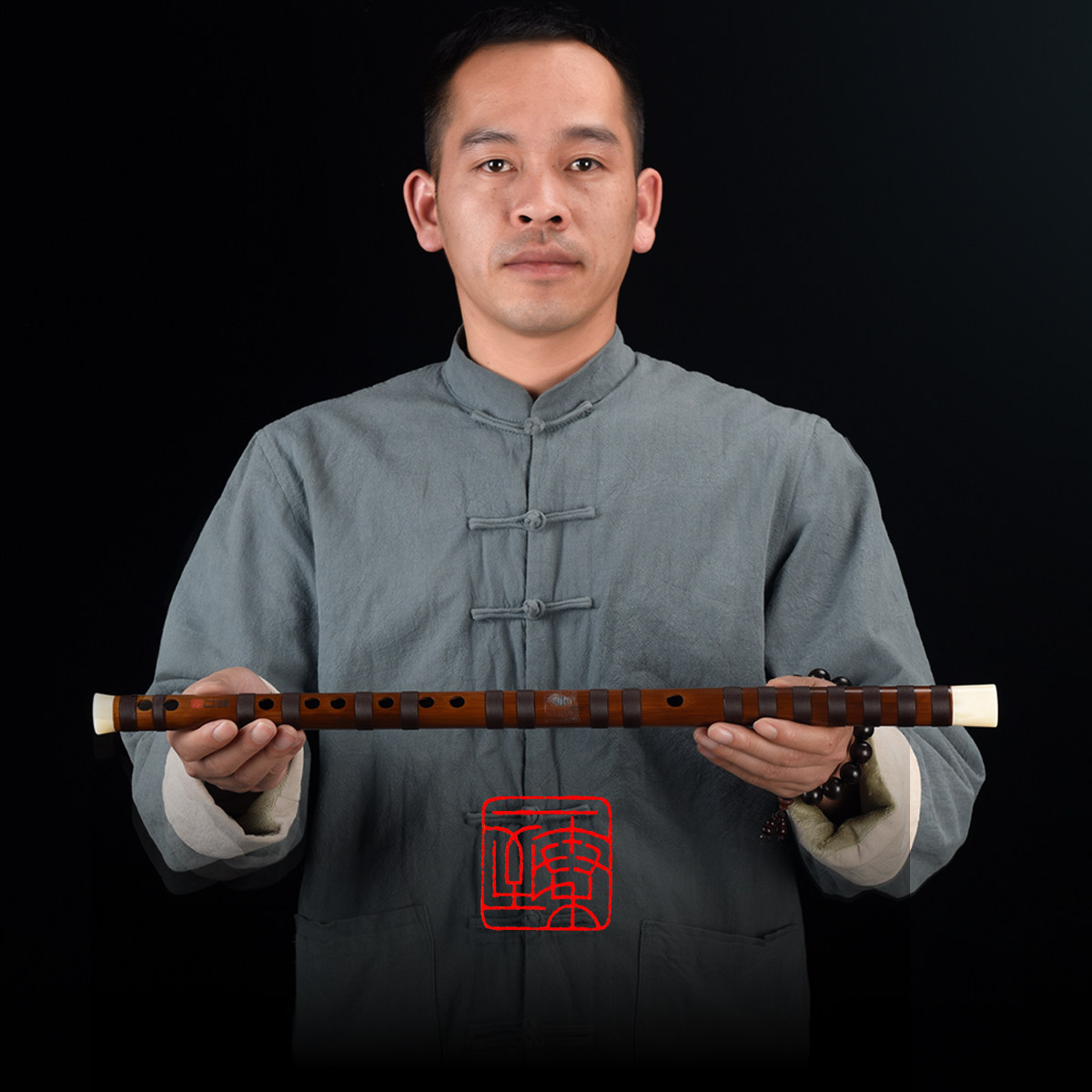 罗一刀笛子专业演奏竹笛横笛乐器罗启培亲制一臻款竹笛十大品牌