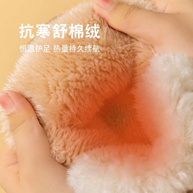 月子棉拖鞋女士包跟冬季2023新款室内家居保暖防滑毛毛绒可爱棉鞋