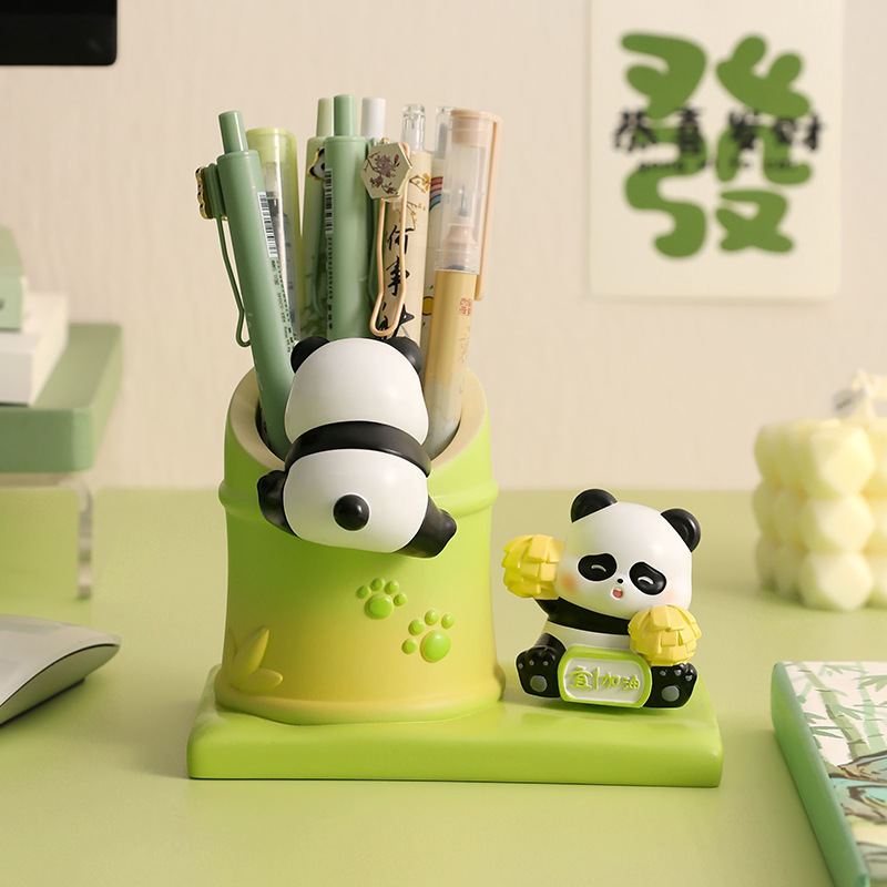 创意笔筒高颜值学生文具大容量收纳盒卡通办公室桌面装饰摆件礼物