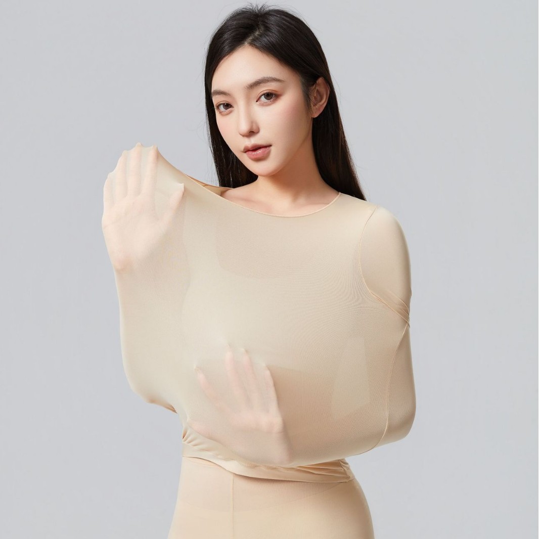 秋冬季37度恒温秋衣秋裤女套装超薄肌底衣美肤衣保暖无痕内衣