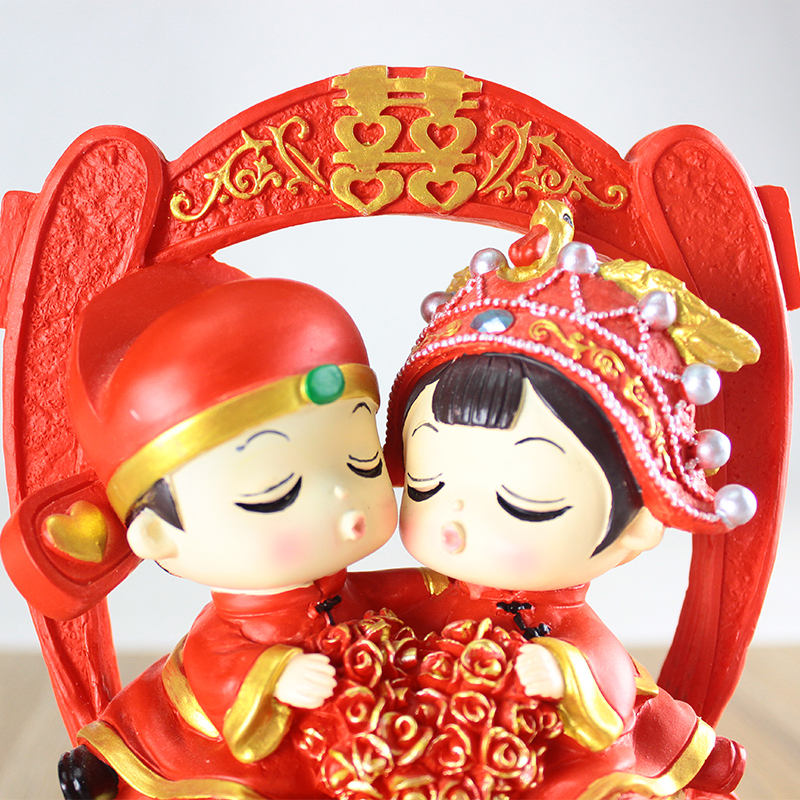 大禹家喜子孙桶陪嫁中式结婚礼物实用新婚饰品婚房摆件祝早生贵子