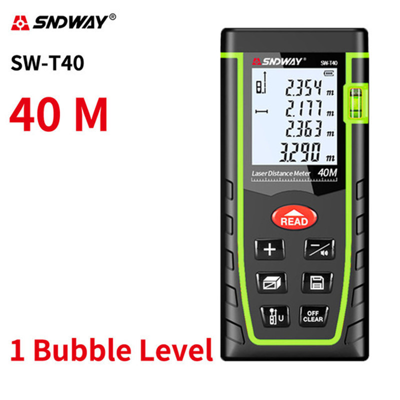 SNDWAY深达威激光测距仪SW-T100/T60/T40 红外线 测距电子尺激光