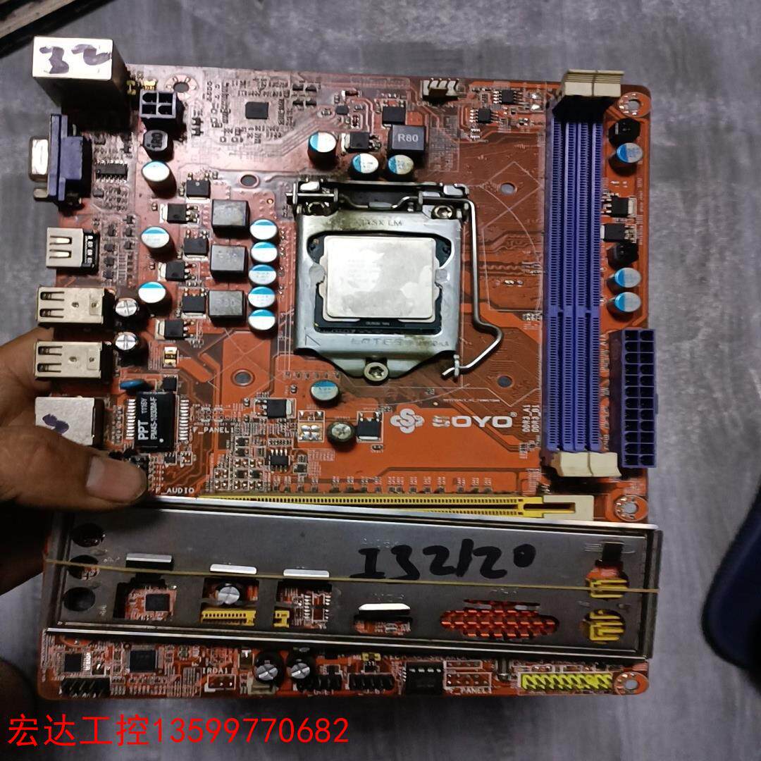 [宏达工控]梅捷h61 32纳米主板接口vga hdmi-议价