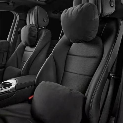 汽车高端头枕护颈迈巴赫奔驰运动座椅超软车载通用车内腰靠头枕