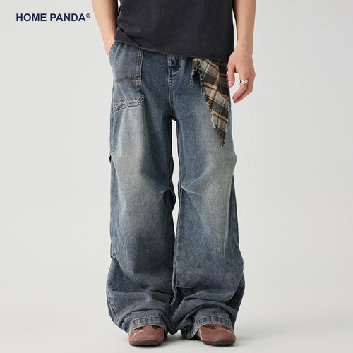 HomePanda工装牛仔裤男
