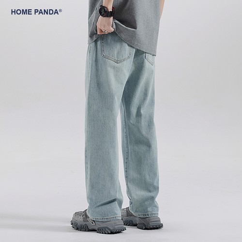HomePanda美式宽松男士牛仔裤