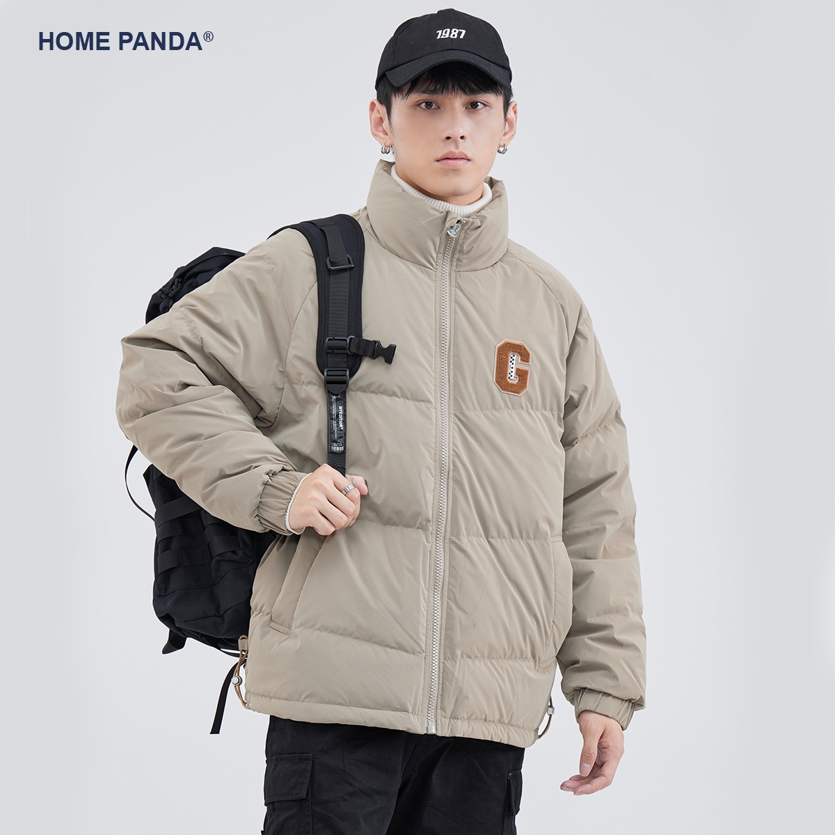 HomePanda冬季立领羽绒服男