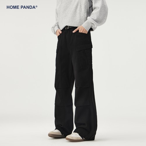 HomePanda纯棉工装牛仔裤男