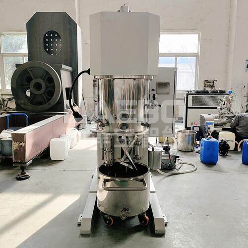 岸宝50L非标设计LXJ-50不锈钢高度膏混体胶黏剂双行粘星励立式合