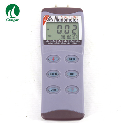 AZ8215 Portable Pressure Tester 15 PSI Digital Manometer Dif