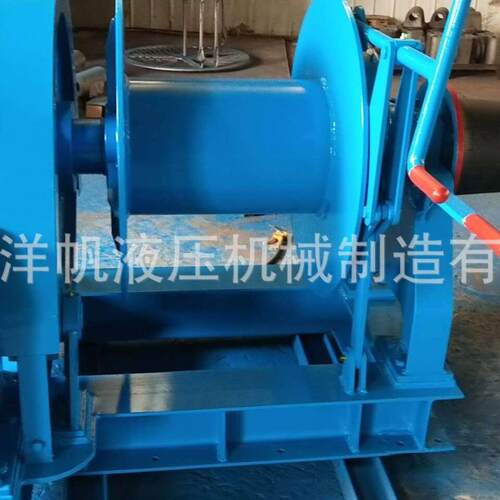 建湖洋帆用绞GYJ车60KN液船压绞车船用液压单绞车绞60KN筒液压车
