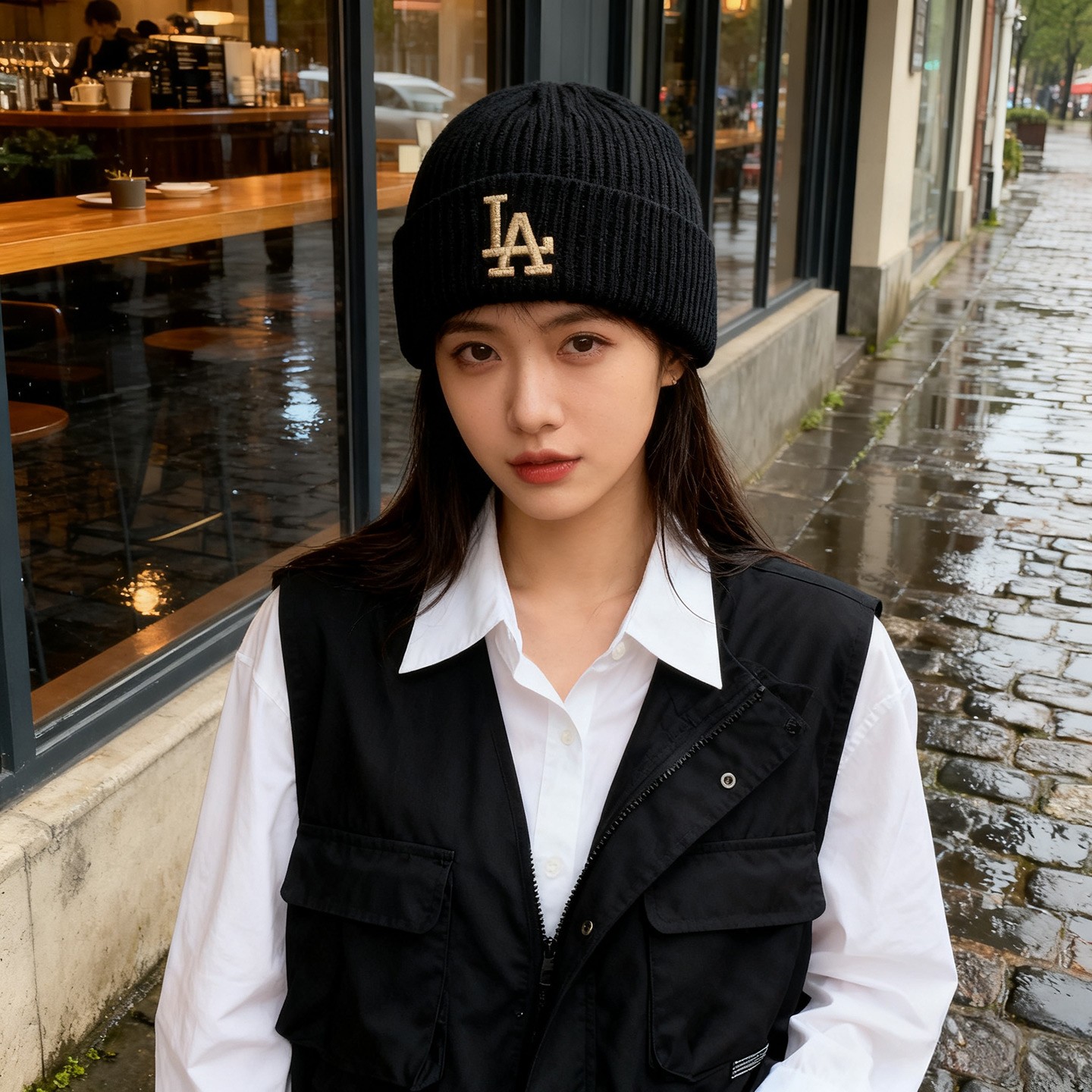 韩国MLB针织帽官方正品新款